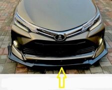 Toyota Corolla 2021 X Front Bumper Splitter Plastic
