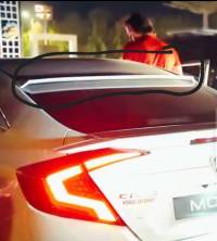 Rear Window Roof Spoiler Straight Style Honda Civic X (Painted) Suitable Models 2016-2017-2018-2019-2020-2021