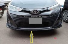 Toyota YARIS Front Bumper Splitter (Plastic) - 3PCS BLACK