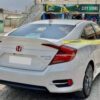 Honda Civic X 2017-2022 Trunk Ducktail Spoiler (ABS Plastic) Material: ABS Plastic Installation Method: Double Tape (Not Included) Unpainted No Alteration Required Suitable Models: 2017-2018-2019-2020-2021-2022