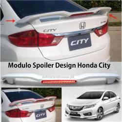 Honda City 2022 LED Spoiler (ABS Plastic) Material: ABS Plastic Installation Method: Screws or Double Tape Unpainted No Alteration Required Suitable For: 2022 Model