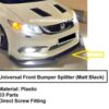 Universal Front Bumper Splitter (Plastic)