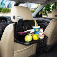 Car Seat Back Drink Cup Holder Foldable Plastic Snack Food Table Tray 01 Pcs Simple & Easy Installation Good Capacity Perfect food Tray