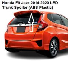 Honda Fit Jazz 2014-2020 LED Trunk Spoiler (ABS Plastic)