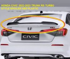 Honda Civic 2022-2023 Trunk RS TURBO Style Spoiler