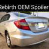 Honda Civic 2013-2014-2015-2016 OEM Style Trunk Spoiler ABS Plastic