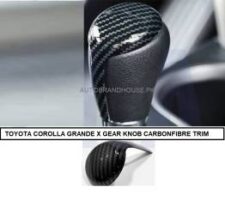 Toyota Corolla Grande X 2021-2024 Gear Knob Carbon Fibre Cover Trim