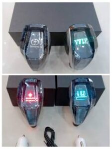 LED Crystal Multicolor Gear Knobs Honda- Toyota- Suzuki