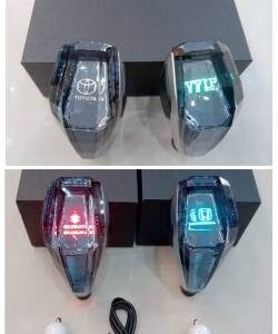 LED Crystal Multicolor Gear Knobs Honda- Toyota- Suzuki